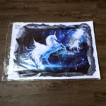 Interior sticker 3D Unicorn XH7240 70x50cm - Image 2