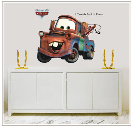 3D Broken Mater Truck Car For Boys Bedroom Self Adhesive Kids Room Wall sticker Ay9007