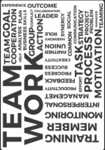 Wall Sticker Decal - Office Wall Vinyl Art Decor - Teamwork Decals Motivational Inspirational Quotes Sayings - Team Work - Image 2