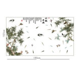 Designer Stencils Bamboo Shoots Wall sticker - Image 7