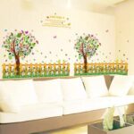 sk9024 Home decor love tree stickers for wall removable colorful wall pictures for living room - Image 8