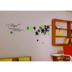 Summer Maple Wall Sticker, Wallpaper Sticker, Rental Friendly, Removable, DIY, Redecoration, Interior, Maple, Love, Amor, Leaf size 50x70 ay718 - Image 5