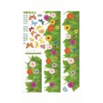Wall Stickers Flower Garden Wallpaper Stickers Rental Friendly Peelable DIY Redecoration Interior Cosmos Daisy Margaret Violet Violet… - Image 2