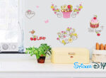 Transparent wall sticker Love cakes (width 140m. x height 70cm.) abc1035 - Image 3