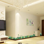 ZOOYOO XH7221 Stone Flower Wall Decal - Image 3
