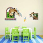 3D Girrafe Wall Stickers XH0861C - Image 3