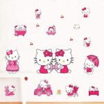 Hellokitty Children'S Room Warm Cartoon Wall Sticker DM57016 - Image 2