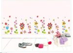 Colored Flowers Butterflies Premium Wall Stickers XY8040 - Image 5