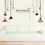 Fashion Modern Chandelier Colorful Light Removable Wall Sticker - Image 6
