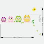 Owl Singing on Colorful Tree with Butterflies - Image 7