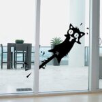 cat wall sticker Carved PVC for home decor Decals Doors/windows decoration Funny car stickers - Image 3