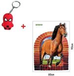3D Horse animals Background Wall Sticker for Living Room SK9074 - Image 11