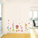Colored Flowers Butterflies Premium Wall Stickers XY8040 - Image 4