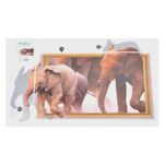 Ketsicart PVC Elephant Pattern Household DIY Self-Adhesive Wall Sticker Wallpaper Decal - Image 3