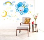 Wall Stickers Creative DIY Decal Cartoon Elephant Balloon Home DecorAbc 1026 - Image 2