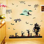 Sk9220 Halloween Haunted House Wall Sticker - Image 3