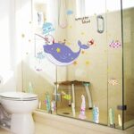 Ikan Paus Beruang SK7022 - Stiker Dinding / Wall Sticker - Image 4