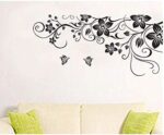 Dm577004 Black Butterflies and Tree Vine creative fashionable combination wall sticker - Image 4