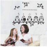 Wall Sticker 50X70 Jm8353 Black Owl N Twings - Image 3