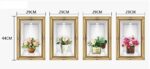 Pack of 3 Removable Self-Adhesive Wall Stickers - Home Decor Decals with Plants, Flowers - Western Wall Art for Living Room and More (Size: 30cm x 42.5cm) - Image 7