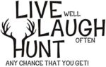 Live Laugh Hunt Plane Wall Sticker for Hom Decoration - Image 2