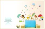 'Cartoon Monsoon in a Kindergarten' Wall StickerAy649 - Image 6