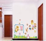 Cartoon Animal Park Tiger Piggy monkey rabbit DIY Wall Sticker Home Decoration room Decals Wall Art Sticker wallpaper-x - Image 3