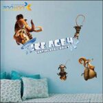 Ice Century Squirrel Elephant Wall Stickers For Kid Room Wall Decals Wall Decoration - Image 2
