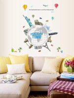 SAMHEZ AY9187 Arround The World Wall Sticker [60 x 90 cm] - Image 6