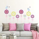 Flower Wall Stickers for Kids - Floral Garden Wall Decals for Girls Room size 60x90 jm8177 - Image 3