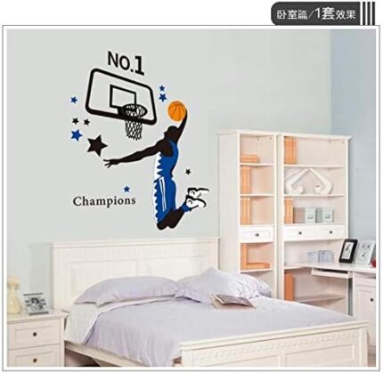 AY1940 Basketball The Fifth Generation Dunk without White Edge PVC Wall Sticker Ay1940