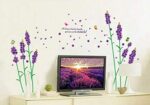 Purple Lavender Flower Wall Stickers Mj9502 - Image 6