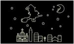 Glow In The Dark Planet & Stars Wall Stickers, girl moon for Wall Decor, Perfect for Children Kid and Play Rooms wallpaper - Image 5