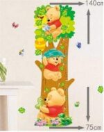 Cartoon Winnie the Pooh Animal Measurement of height Wall Stickers - Image 3