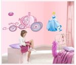 Cinderella Wall Stickers for Children's Rooms, Wallpaper Stickers, Wall Decals, Interior Stickers, Cute, Birthday, Disney Characters, Removable - Image 2