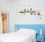 Owls on the tree wall stickers ZY1012 - Image 5