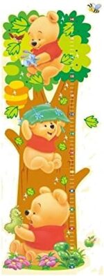 Cartoon Winnie the Pooh Animal Measurement of height Wall Stickers - Image 4