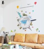 SAMHEZ AY9187 Arround The World Wall Sticker [60 x 90 cm] - Image 7