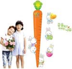 Height Measurement Carrot Rabbits Wall Sticker ay7079 - Image 4