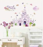Princess Fantasy Castle Removable Wall Stickers Decals Kids Nursery Decor Art Mural - Image 5