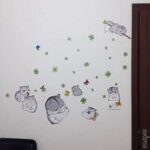 MJ7014【 German】 PVC wall decal wall decal nice little hamster wall sticker wall decal sticker children's day gift good gift for friends - Image 6
