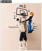 AY1940 Basketball The Fifth Generation Dunk without White Edge PVC Wall Sticker Ay1940 - Image 3