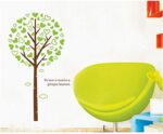 PVC Wall Stickers Wall Decals Green Love Tree - Image 5