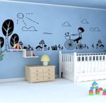 DIY Removable Wall Stickers For Living Room Home Decor - Bike girl size 60x90 nc2037 - Image 2