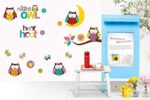 WALL STICKER -JM8366-NIGHT OWL HOOT - Image 3