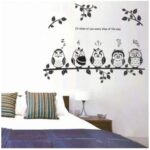 Wall Sticker 50X70 Jm8353 Black Owl N Twings - Image 2