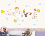 Ay7115 Clothes Hanger Birds Sticker DIY Removable Cartoon Art Vinyl Home Wall Stickers - Image 6