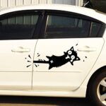 cat wall sticker Carved PVC for home decor Decals Doors/windows decoration Funny car stickers - Image 5