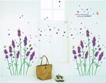 Purple Lavender Flower Wall Stickers Mj9502 - Image 11