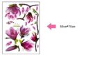 Purple Magnolia Flower Red Bloosom Flower Branch Wall Sticker Decal Rub a Stylish Modern Flowers Living Room Bedroom Decoration Kitchen - Image 4